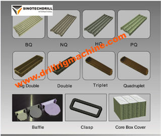 Injection Moulding Process Core Sample Tray With Core Tags Polyethylene Material