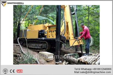 Máy khoan lõi thủy lực bánh xích 2000M cho thăm dò khoáng sản, khí đốt, dầu mỏ