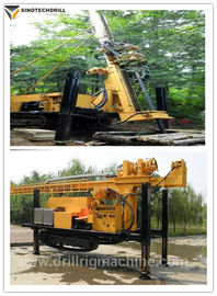 Máy khoan lõi thủy lực bánh xích 2000M cho thăm dò khoáng sản, khí đốt, dầu mỏ
